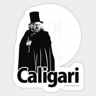 The cabinet of Dr. Caligari Sticker